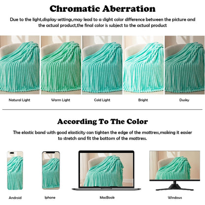 Newcosplay throw blanket — premium silky flannel fleece in stylish jacquard design