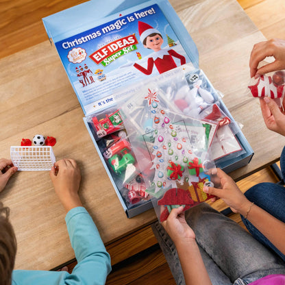 The Elf on the Shelf 24-day super set - official ideas and 80+ props for kids 3+ years old.The Elf on the Shelf toy figure playset - 24-day super set with props and calendar.