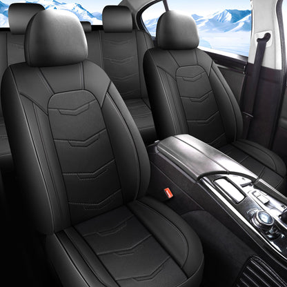 HChengkikz vehicle seat cover — leather, breathable and sporty design, universal fit