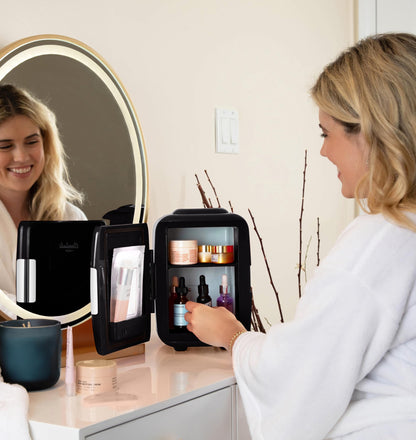 Cooluli mini fridge — portable thermoelectric cooler and warmer system 4 liters 6 cans