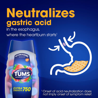 Tums antacid calcium supplement - extra strength