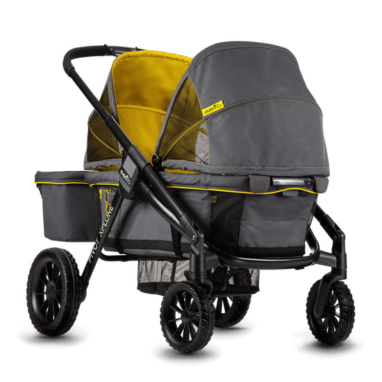Evenflo Pivot Xplore stroller wagon — all-terrain capability