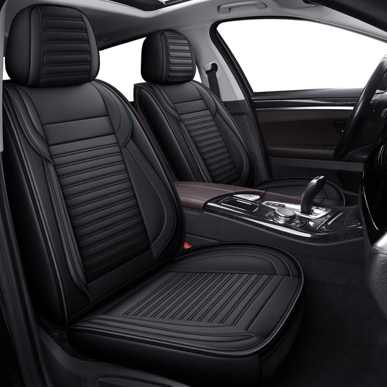 LINGVIDO vehicle seat cover — Faux Nappa leather, airbag compatible and waterproof