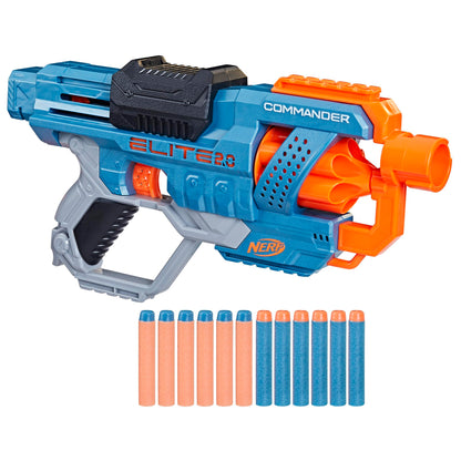 NERF Elite 2.0 Commander RC-6 blaster — versatile foam dart toy gun