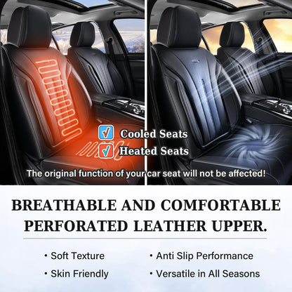 Coverado car seat cover — breathable nappa leather and waterproof design