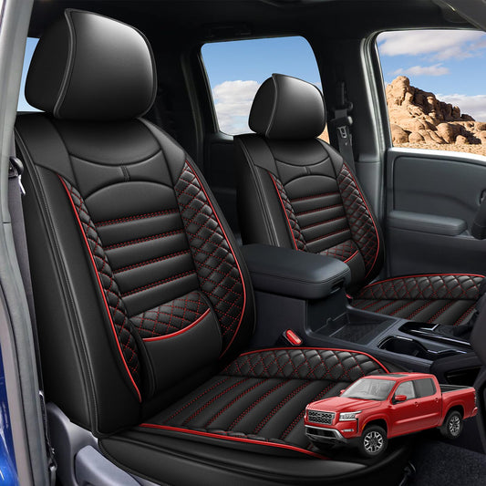 Vehicle seat cover — Custom fit waterproof faux leather for Nissan Frontier 2009-2026
