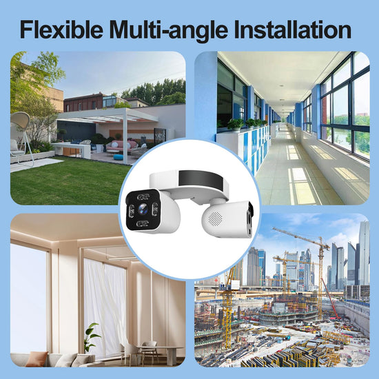 Xparkin security camera — Dual lens outdoor camera with 2.5K resolution and audio capabilities