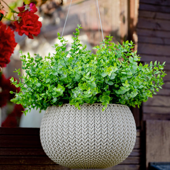 AXYLEX Artificial Flowers Outdoor Shrubs - Fake Plants UV Resistant No Fade Faux Plastic Greenery Home Garden Porch Patio Decoration Office Indoor