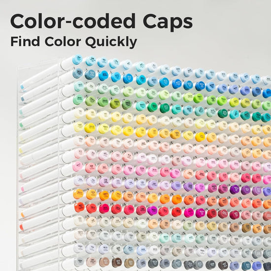 Ohuhu marking pen — double tipped with refillable alcohol-based ink, 120 colors