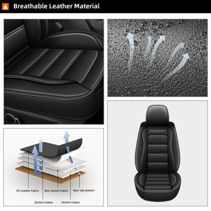 AOMSAZTO vehicle seat cover - waterproof leather cushions for Ford Expedition 2011-2021