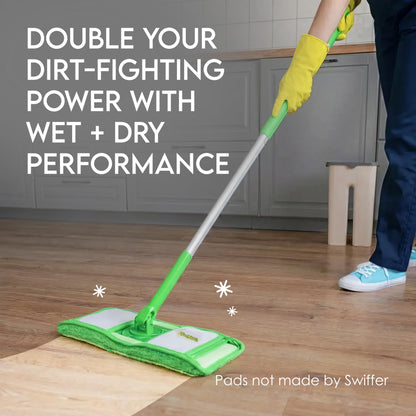 Reusable mop pads by Turbo — washable microfiber for Swiffer Sweeper mops