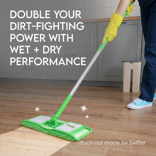 Reusable mop pads by Turbo — washable microfiber for Swiffer Sweeper mops