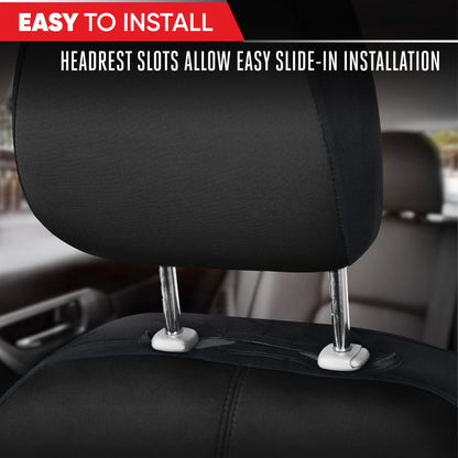 Motor Trend vehicle seat covers — spill-proof neoprene for front seats