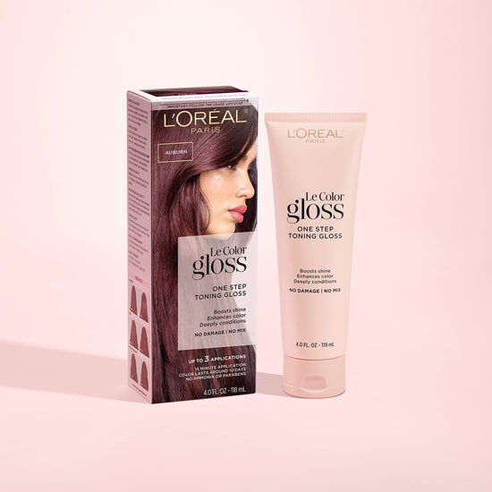 L'Oreal Paris hair coloring agent — One step toning gloss copper, 4 fl oz