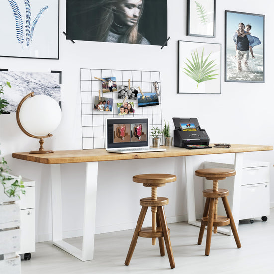 Epson FastFoto FF-680W scanner — wireless high-speed duplex scanning with mobile support