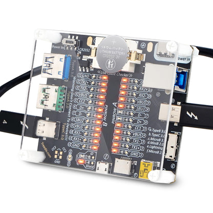 Electric circuit testing device — Treedix USB cable checker for Type-C and Micro connectors