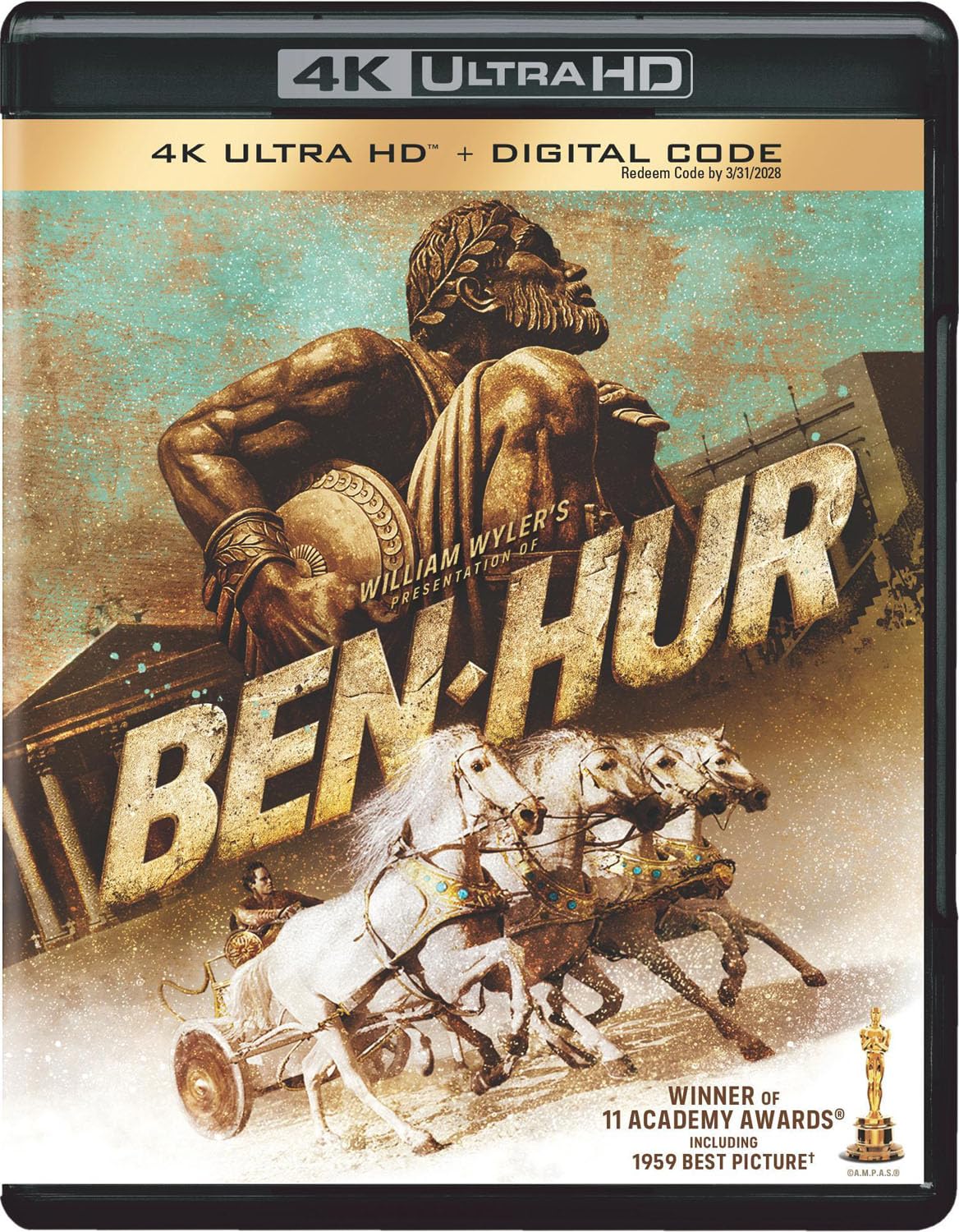 PHYSICAL_MOVIE — Ben-Hur (1959) 4K Ultra HD and digital