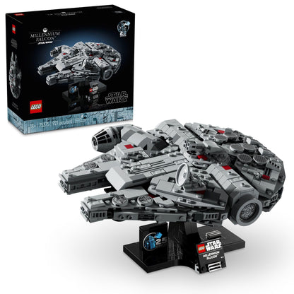 LEGO Star Wars Millennium Falcon 25th anniversary collectible - DIY building set for adults 18+