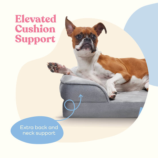 Pet bed mat — Ultra comfortable for large dogs with extra neck support