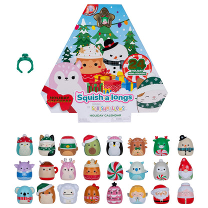 Toy figure — Squish-a-longs holiday countdown calendar with 24 mini-squish