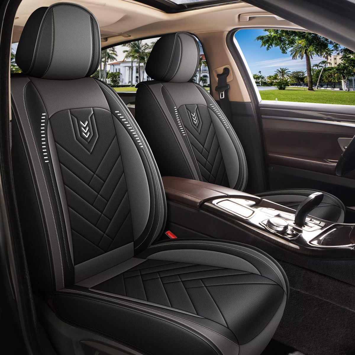 AOMSAZTO vehicle seat cover - Waterproof leather for Subaru Crosstrek 2016-2026