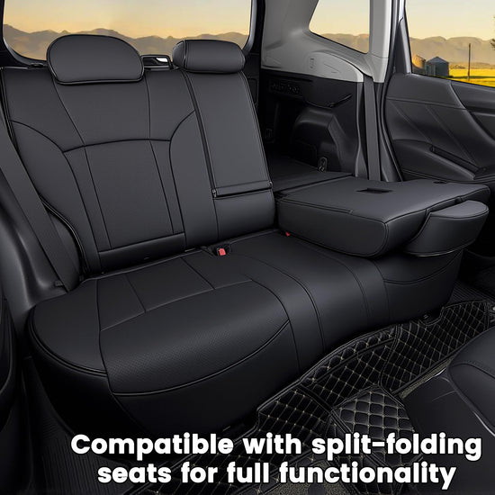 HKZ vehicle seat covers — Custom fit leather and waterproof for Subaru Forester 2019-2024
