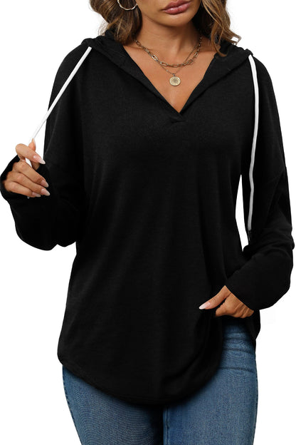 Bofell sweatshirt - Oversized pullover hoodie for women with long sleeves and loose fit