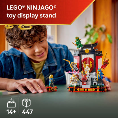 LEGO NINJAGO building toy - 15th anniversary ninja character display with minifigures 71866