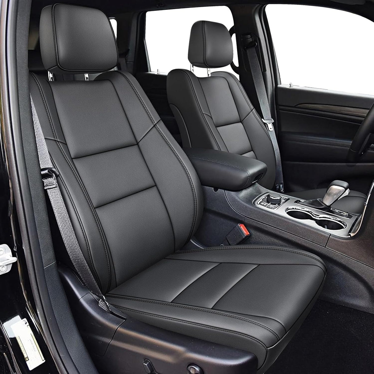 AOMSAZTO vehicle seat cover - custom fit waterproof car seat protectors in black