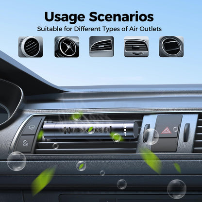 Area deodorizer — Essential oil car diffuser vent clips with refill sticks