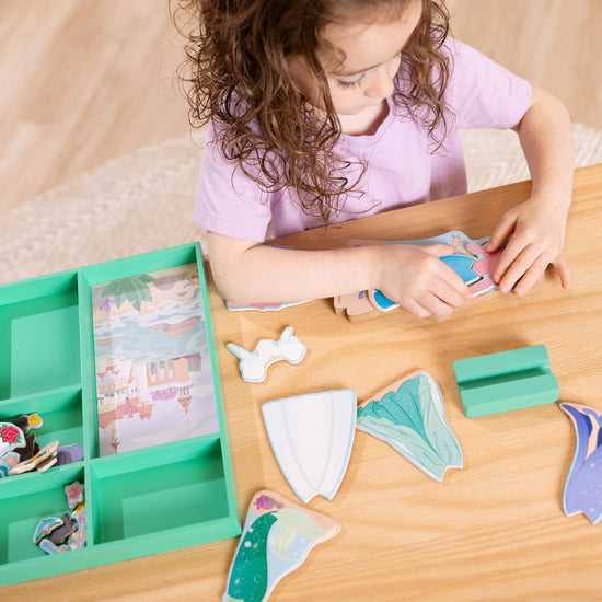 Melissa & Doug Disney Princess Ariel magnetic dress-up doll set