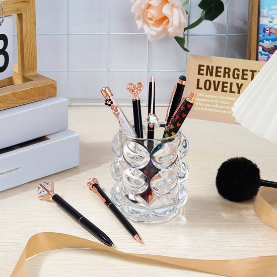 WEMATE ballpoint pen set — bling design for women