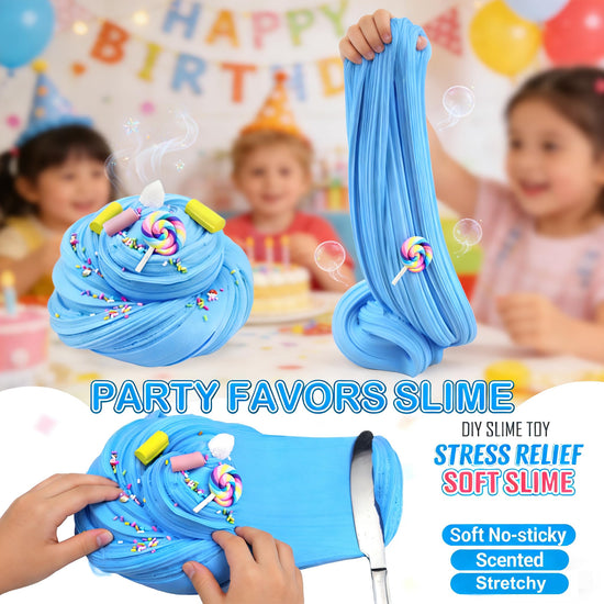 ZONEWAY cake butter slime kit — soft and non-sticky slime for party favors