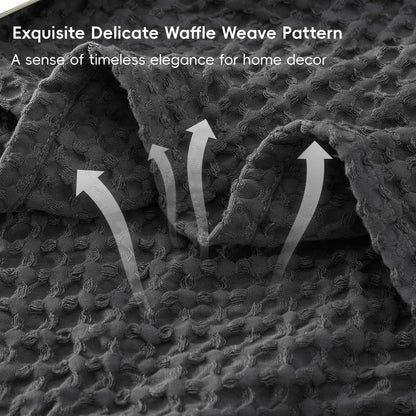 Blanket — polyester waffle weave design by PHF