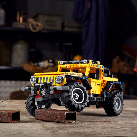 LEGO Technic toy building block set — authentic and functional Jeep Wrangler design 42122