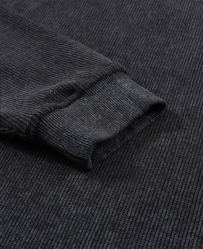 SELINK sweatshirt — oversized corduroy crewneck pullover top long sleeve casual style