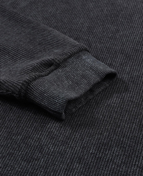 SELINK sweatshirt — oversized corduroy crewneck pullover top long sleeve casual style