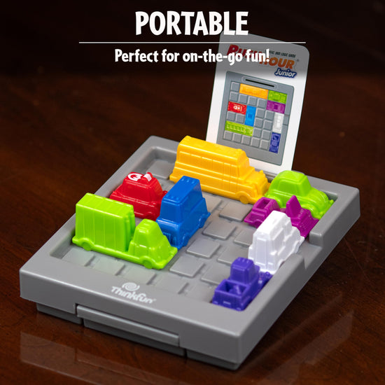 ThinkFun Rush Hour Junior — classic traffic jam logic game for kids