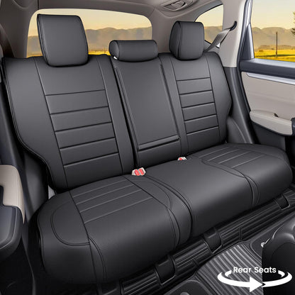 HKZ vehicle seat covers - leather for Honda CR-V 2017-2022 models