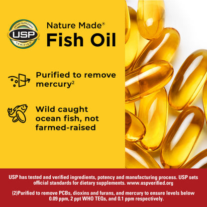 Nature Made fish oil 1000 mg — high potency supplement