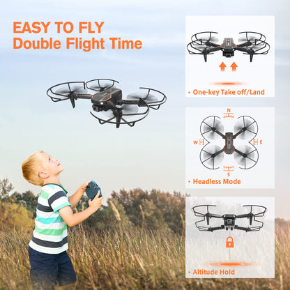 AVIALOGIC Mini drone with camera - 1080P HD live video and altitude hold capabilities