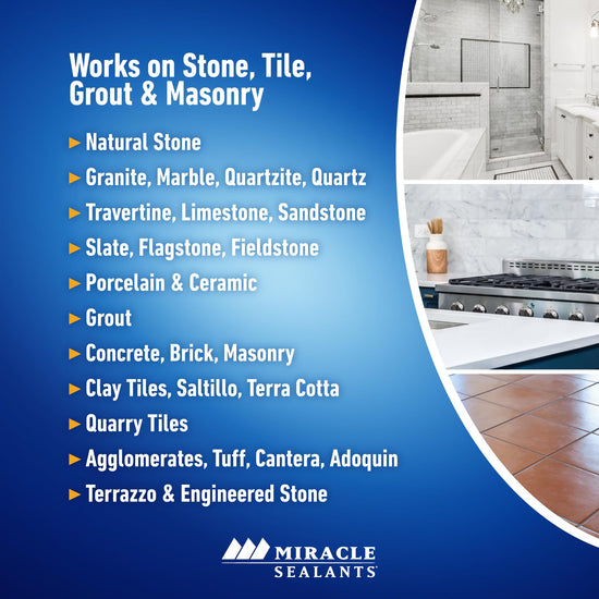 Miracle Sealants 511 pt sg — penetrating sealant for stone and tile surfaces