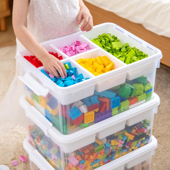 Citylife storage box — 5 compartments for organizing crafts