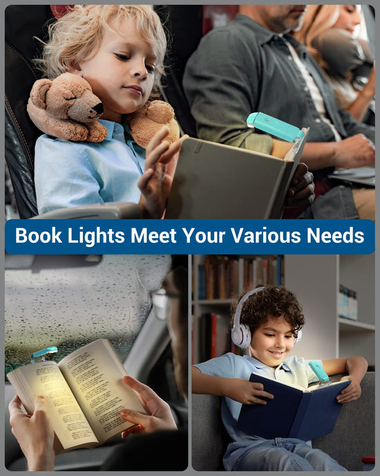 DEWENWILS lamp — USB rechargeable clip on light for kids reading in bed