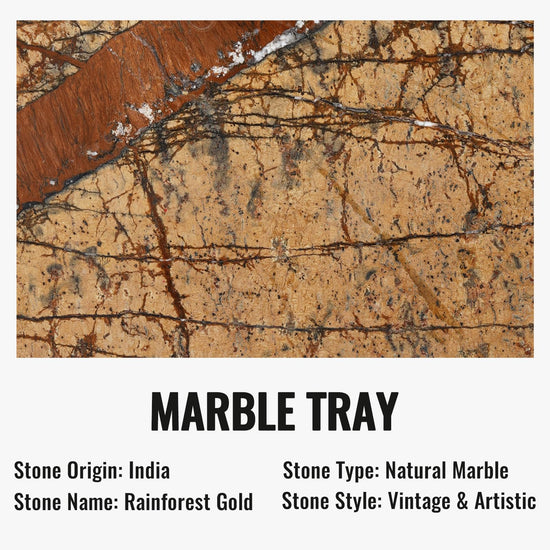 Koville tray — luxury marble design