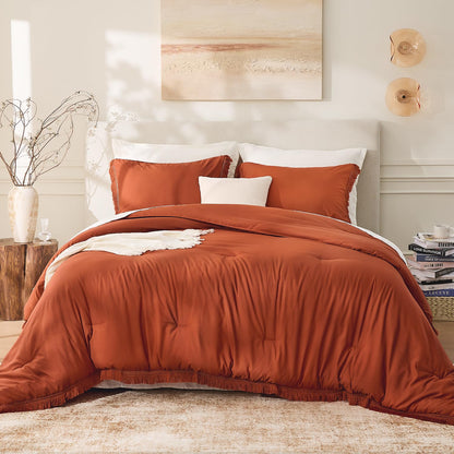 Andency bedding set — Boho tassel comforter for kids and teens