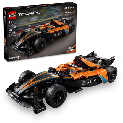 LEGO Technic building block set — McLaren Formula E race car with V10 engine 42169