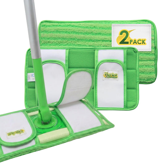 Reusable mop pads by Turbo — washable microfiber for Swiffer Sweeper mops