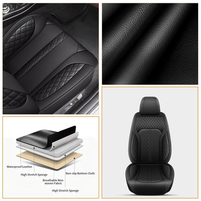 Vehicle seat cover — Waterproof leather for Hyundai IONIQ 5 2022-2024
