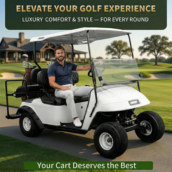 SugarFox vehicle seat cover — PU leather for EZGO TXT and RXV models